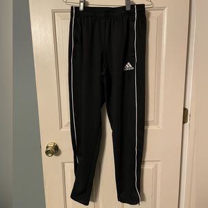 Adidas tapered striped joggers